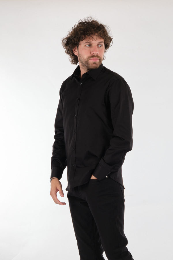 Gallini World Minimalist Erkek Uzun Kol Gömlek - Slim Fit