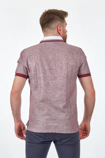Gallus Erkek Polo Yaka Çizgili T-Shirt - Kısa Kol Regular Fit