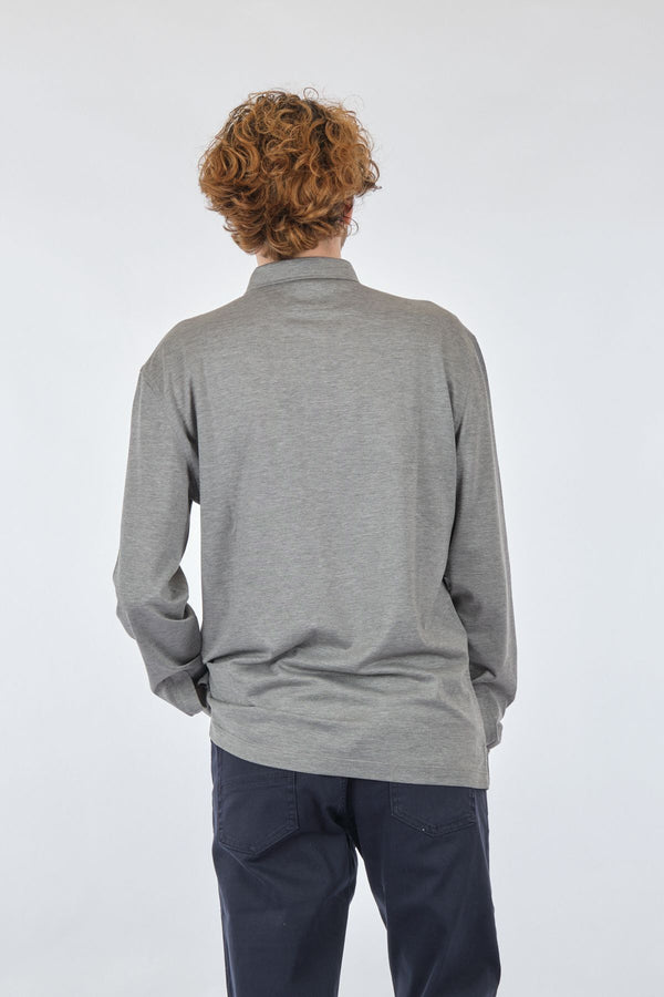 Gallus Erkek Uzun Kol Polo Yaka Sweatshirt - Minimalist & Günlük