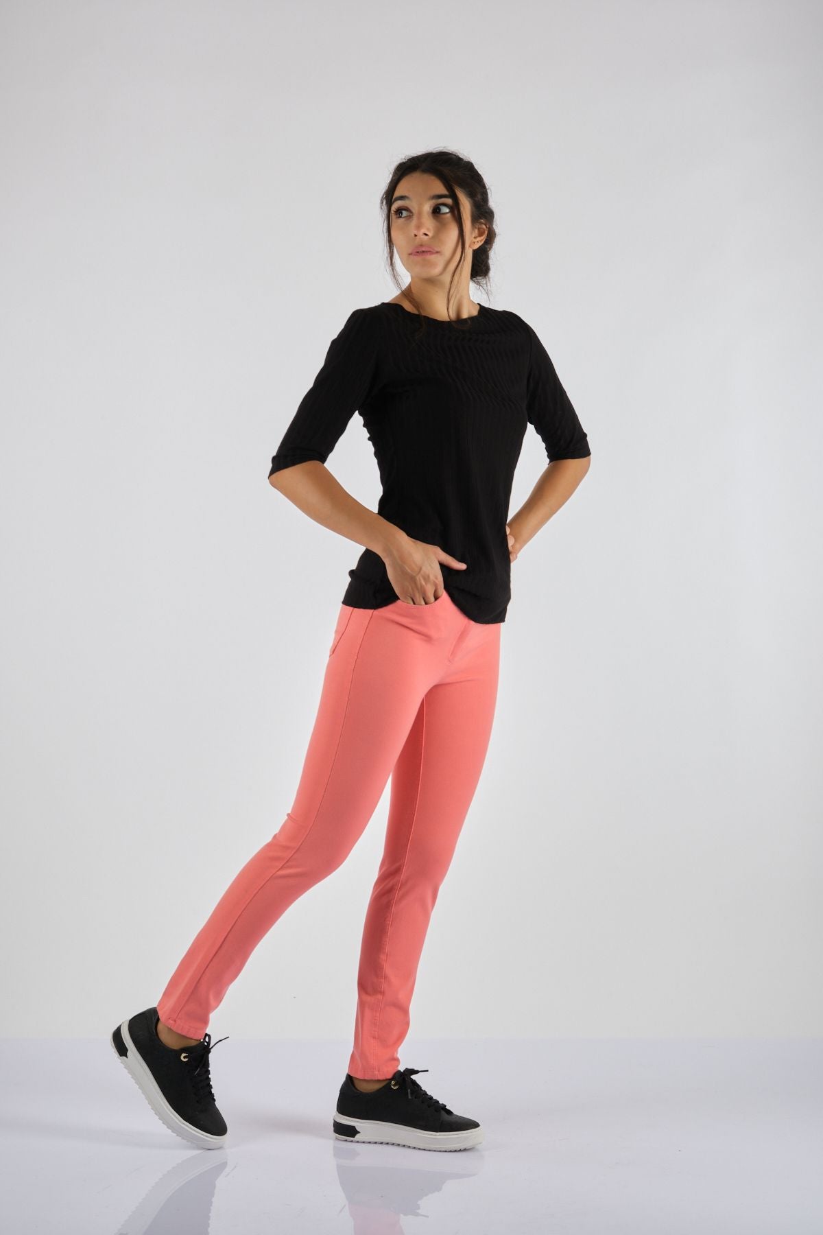 Garni Kadın Slim Fit Midi Pantolon - Günlük Şıklık Translation missing: ar.content.product_image_secondary