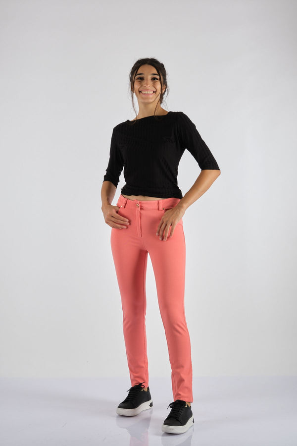 Garni Kadın Slim Fit Midi Pantolon - Günlük Şıklık