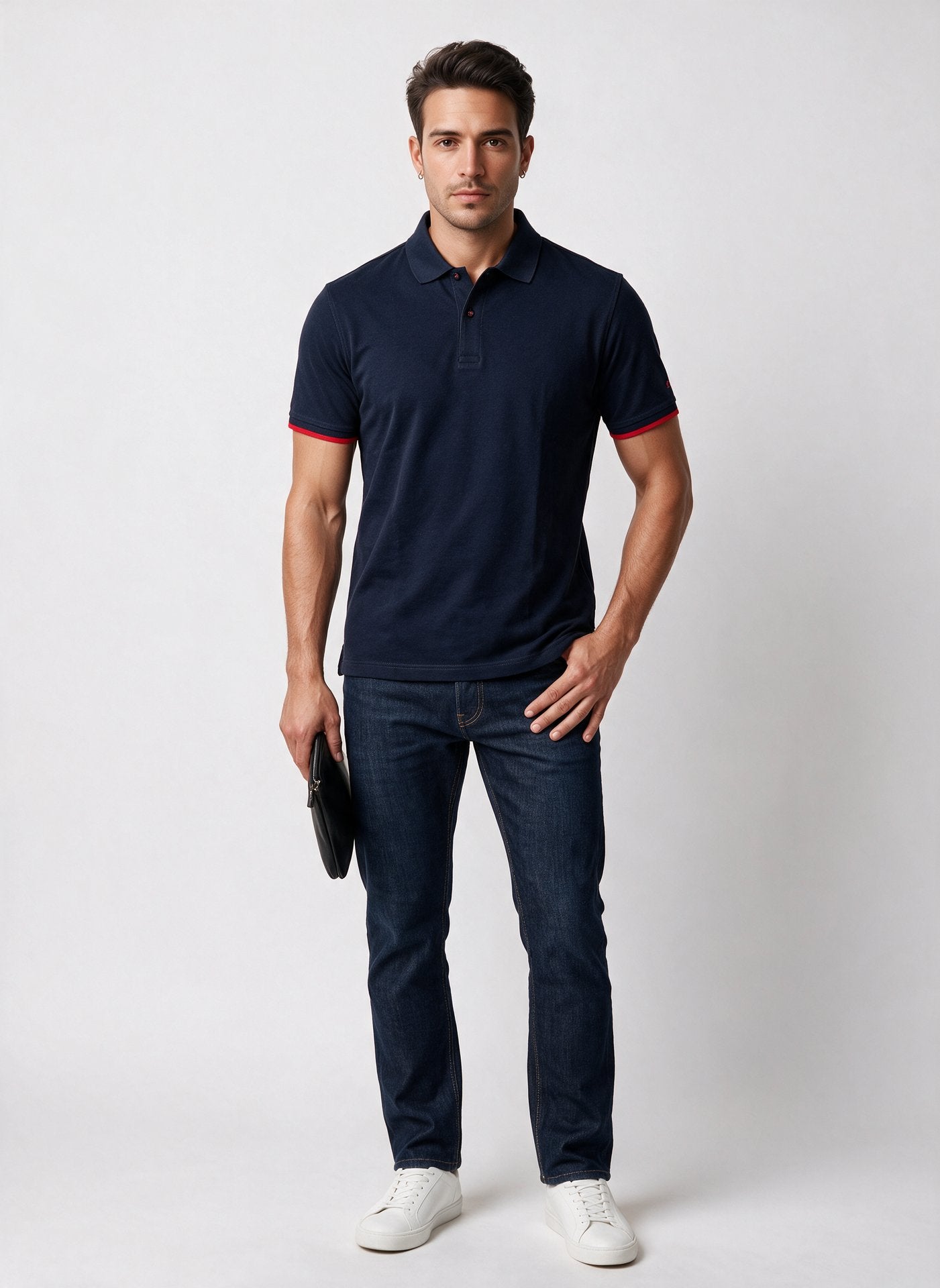 Giant Erkek Polo Yaka Pamuklu Kısa Kollu Logolu T-Shirt İkincil görsel
