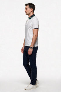Giant Erkek Polo Yaka Pamuklu Kısa Kollu Logolu T-Shirt