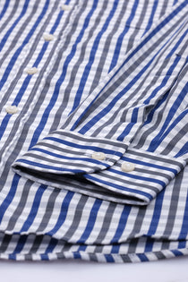 Giant Erkek Uzun Kol Kareli Gömlek - Minimalist Stil