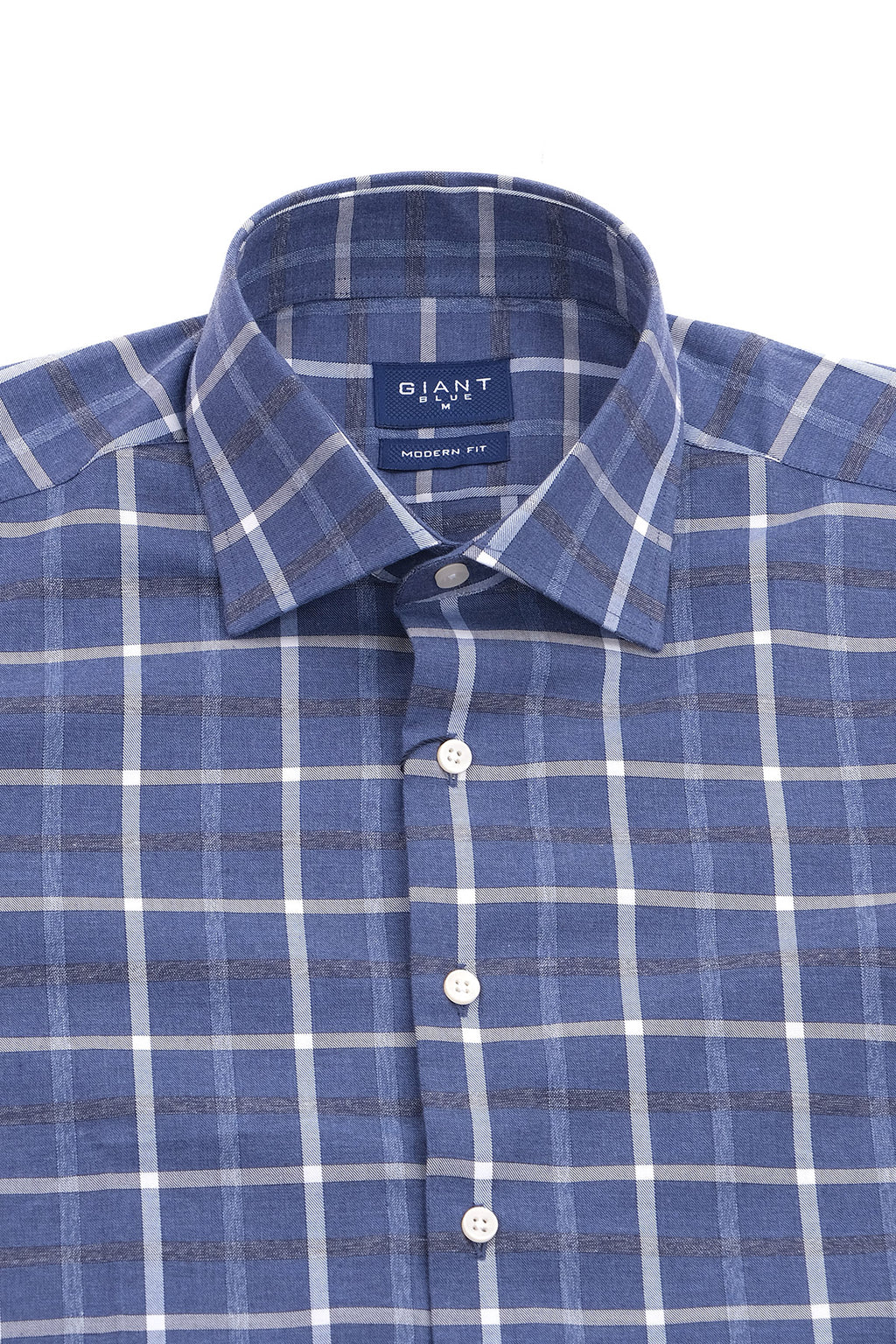 Giant Modern Fit Kareli Uzun Kol Erkek Gömlek - Minimalist Stil