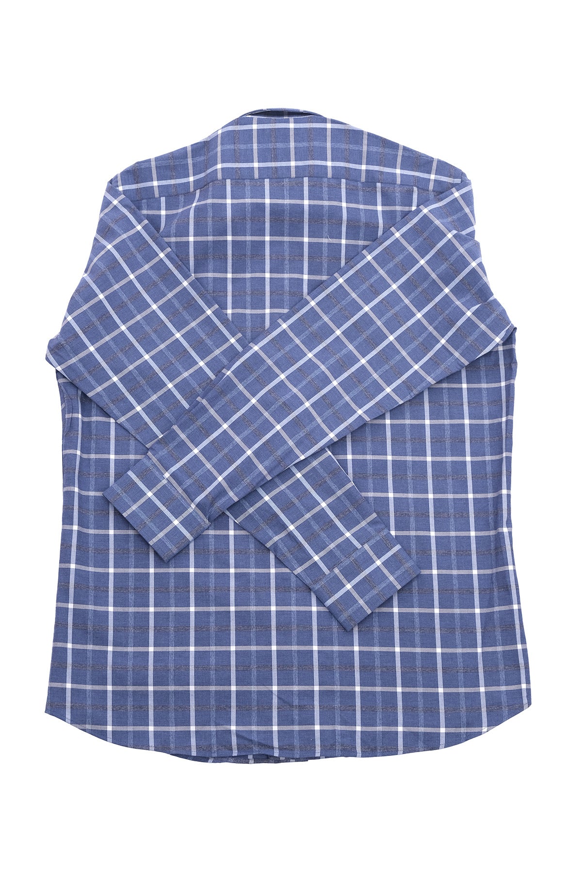 Giant Modern Fit Kareli Uzun Kol Erkek Gömlek - Minimalist Stil