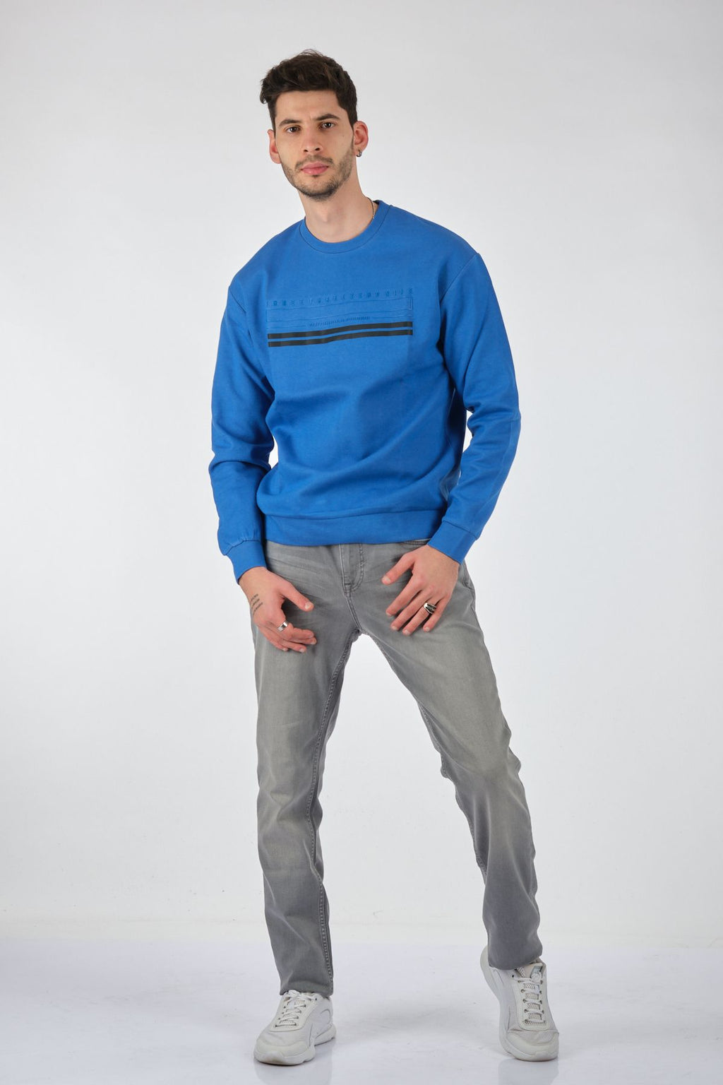 Gmg Fırenze Oversize Erkek Sweatshirt - Minimalist ve Rahat