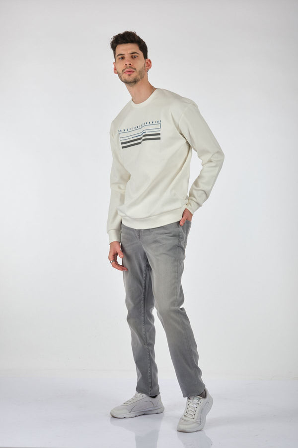 Gmg Fırenze Oversize Erkek Sweatshirt - Minimalist ve Rahat