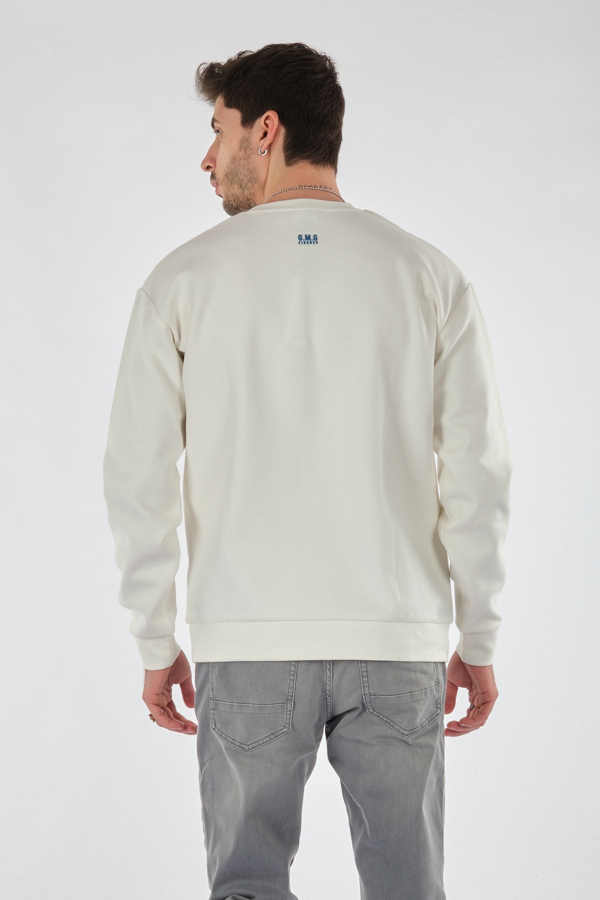 Gmg Fırenze Oversize Erkek Sweatshirt - Minimalist ve Rahat