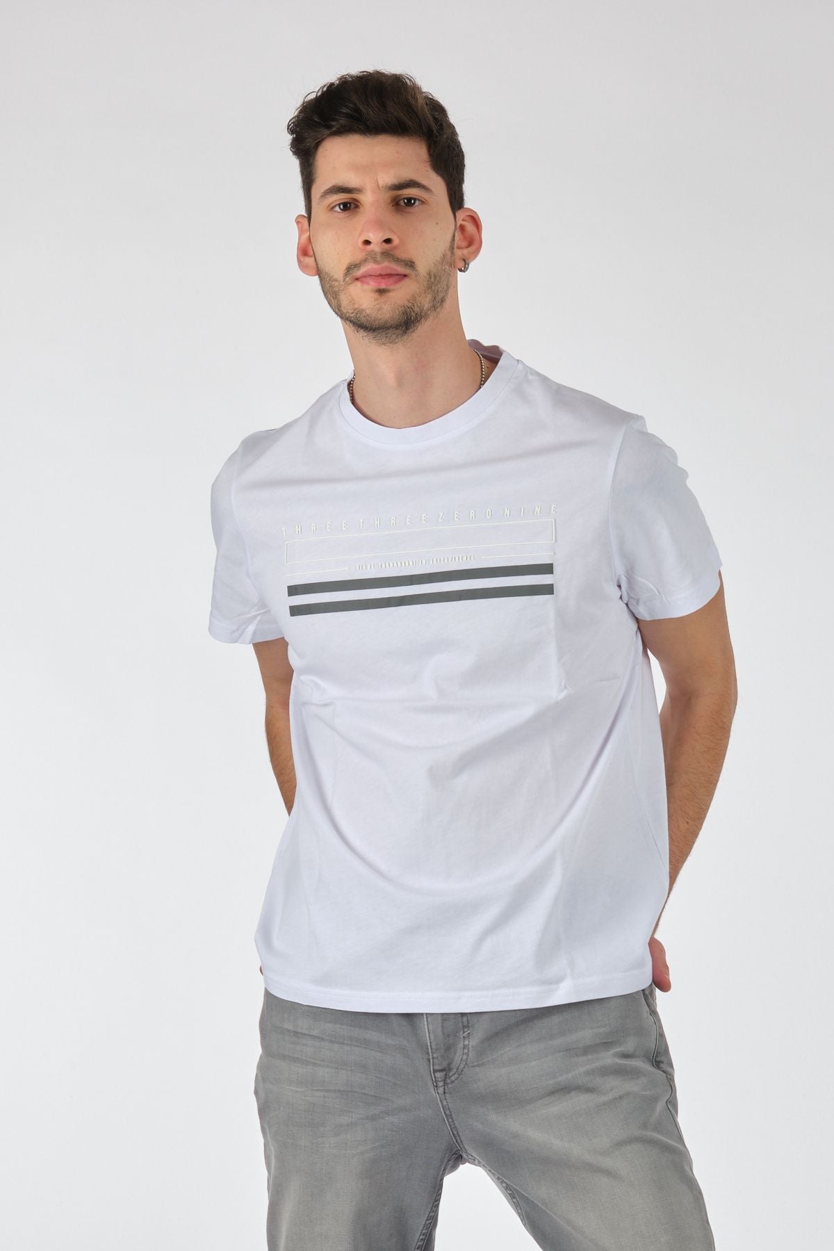 Gmg Fırenze Oversize Minimalist Erkek T-Shirt - Kısa Kol - Rahat Kesim