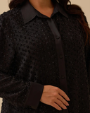 قميص ذو مقاسات كبيرة منقوش من غالا-1