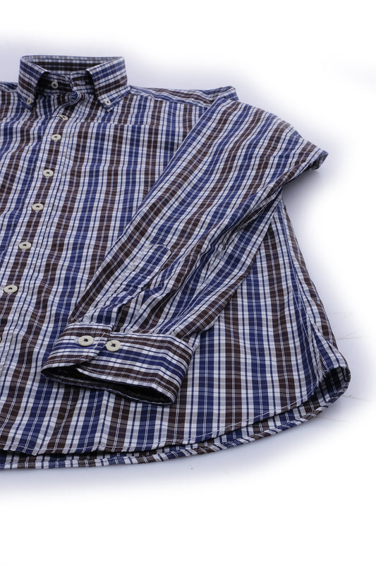 Giant Erkek Uzun Kol Kareli Gömlek - Modern Fit Günlük İş