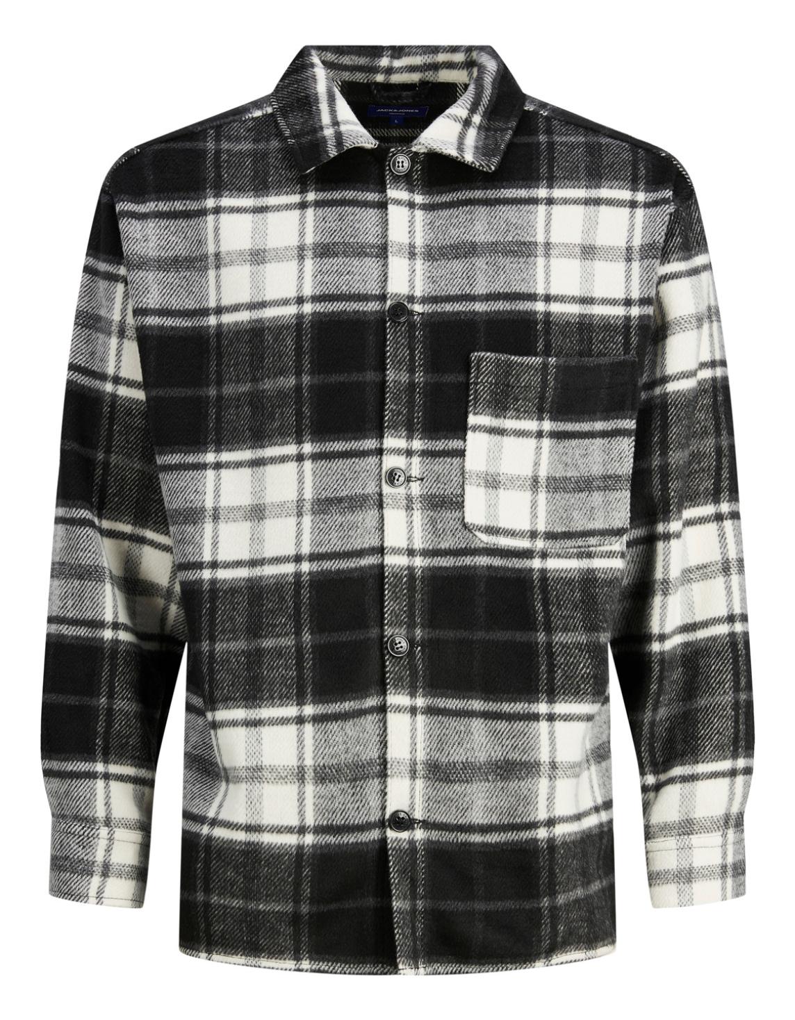 Jack&Jones Oversize Kareli Uzun Kol Gömlek - Günlük Şıklık