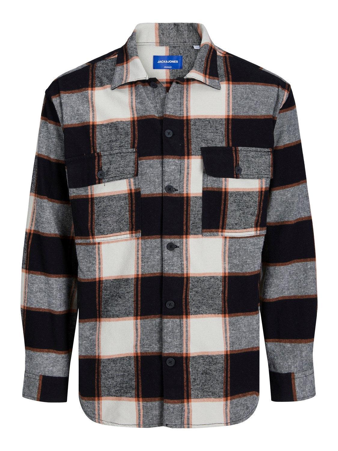 Jack&Jones Oversize Kareli Uzun Kol Gömlek - Günlük Stil Translation missing: tr.content.product_image_main