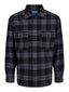 Jack&Jones Oversize Kareli Uzun Kol Gömlek - Günlük Stil