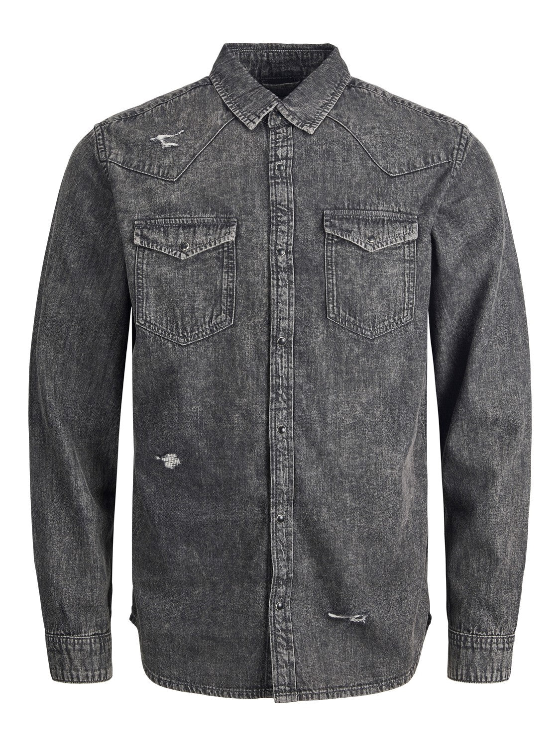 Jack&Jones Erkek Uzun Kol Denim Gömlek - Vintage Streetwear Translation missing: tr.content.product_image_main