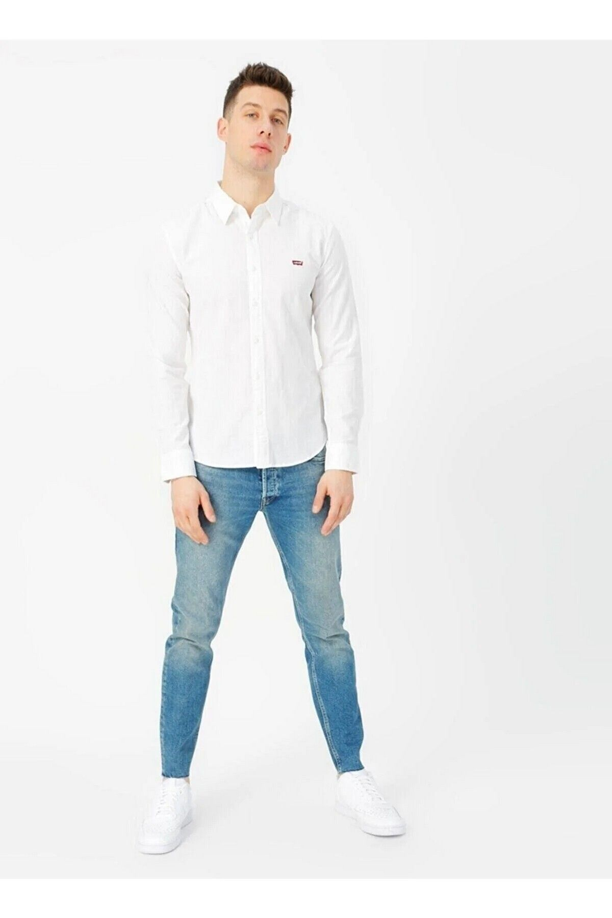 Levi's Erkek Uzun Kol Minimalist Gömlek - Günlük Stil Translation missing: ar.content.product_image_secondary