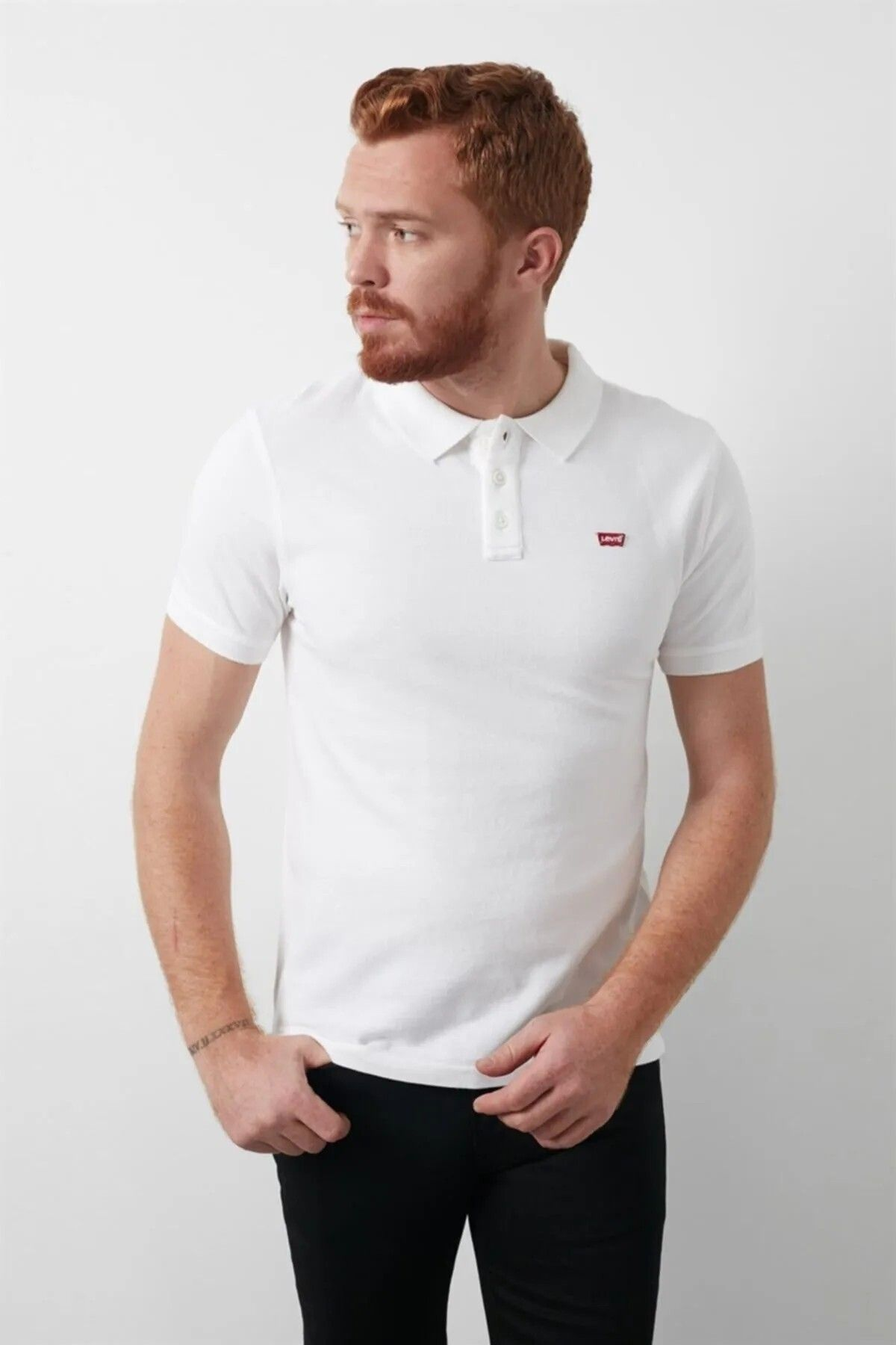 Levi's Erkek Polo Yaka Kısa Kol Tişört - Minimalist Günlük Translation missing: tr.content.product_image_main