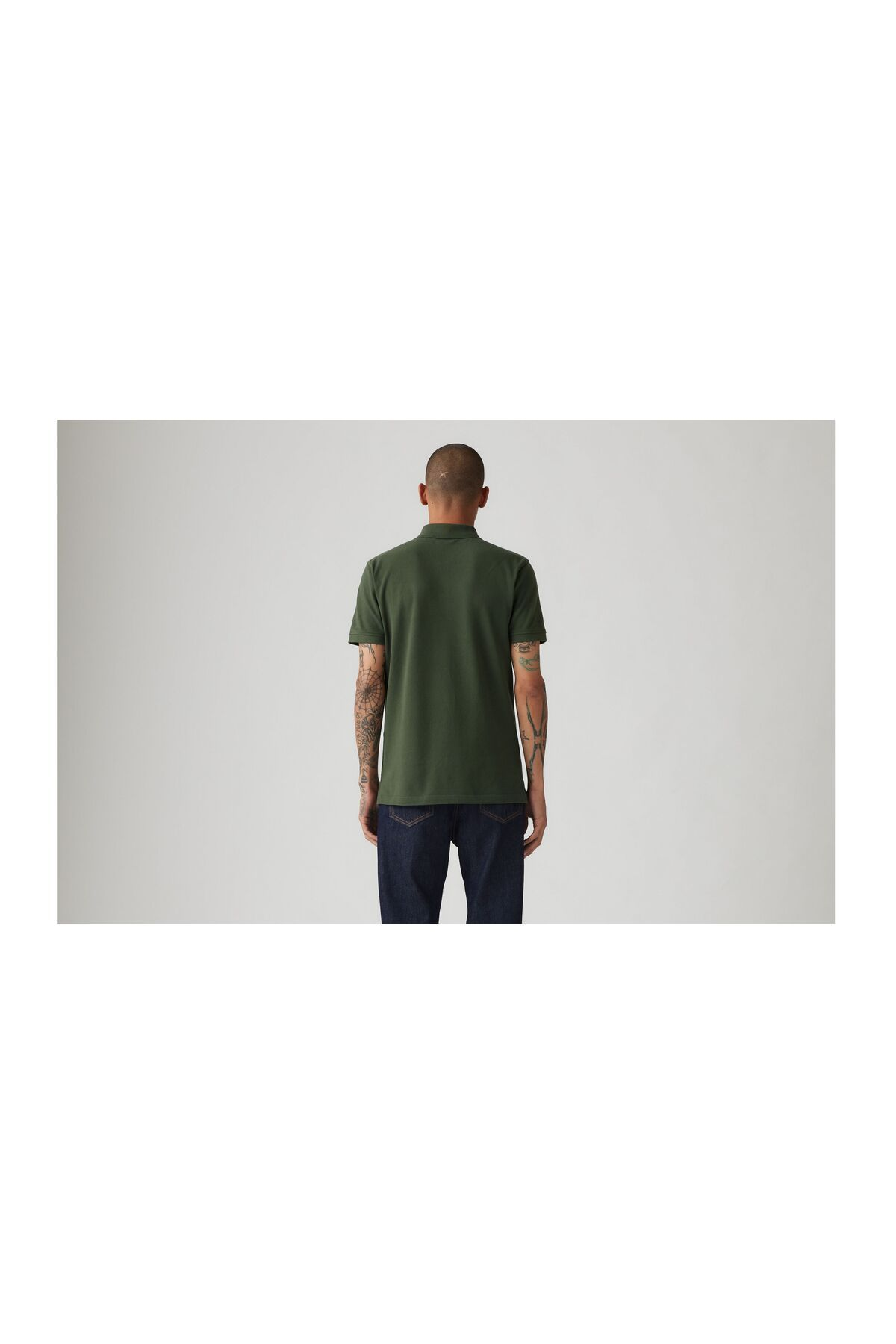 Levi's Erkek Minimalist Polo Yaka Kısa Kol T-Shirt - Günlük Stil