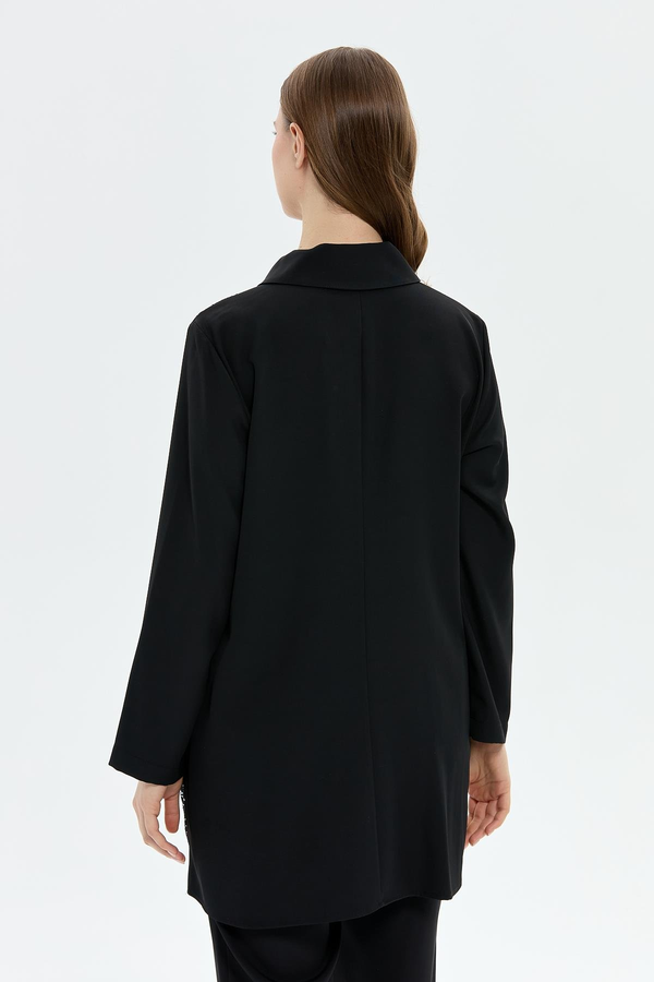 Müsemma Oversize Dantelli Midi Gömlek - Şık ve Rahat