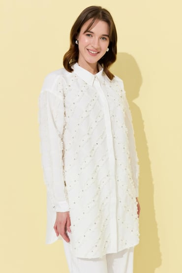 Müsemma Sonay Taşlı Gömlek