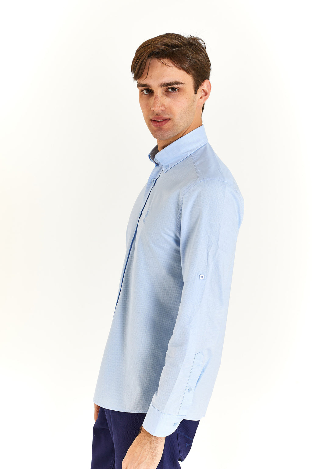 U.S. Polo Assn. Erkek Minimalist Uzun Kol Gömlek - Günlük/İş