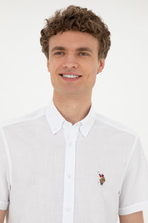 U.S. Polo Assn. Minimalist Kısa Kol Erkek Gömleği - Regular Fit