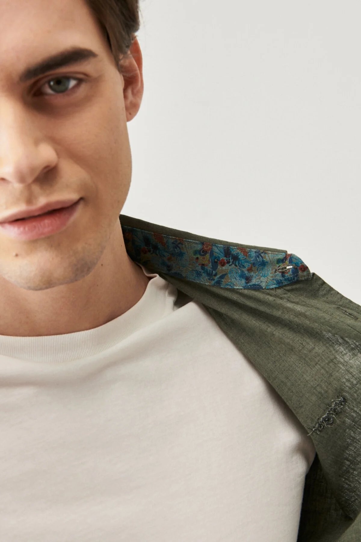 Wrangler Erkek Minimalist Uzun Kol Gömlek - Keten Görünümlü