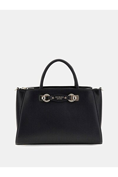 Guess Kadın Suni Deri Top Handle Çanta Fermuarlı Detaylı İkincil görsel