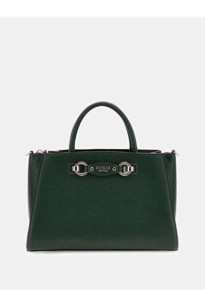 Guess Kadın Suni Deri Top Handle Çanta Fermuarlı Detaylı