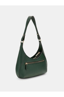 Guess Kadın Suni Deri Omuz Çantası Metal Detaylı Fermuarlı Baget Çanta