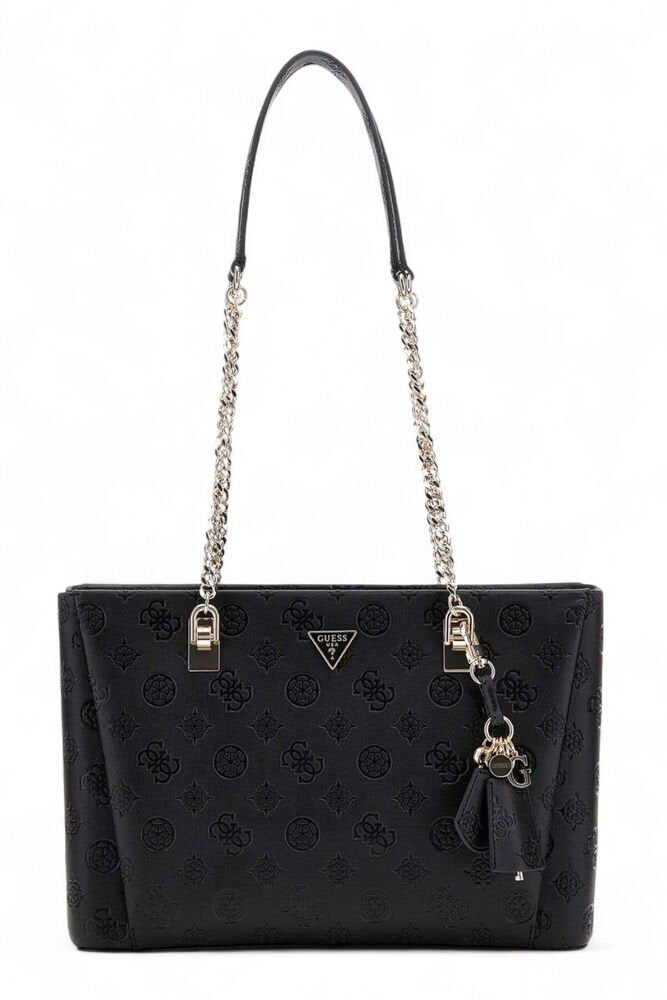 Guess Kadın Monogram Desenli Zincir Askılı Suni Deri Omuz Çantası İkincil görsel