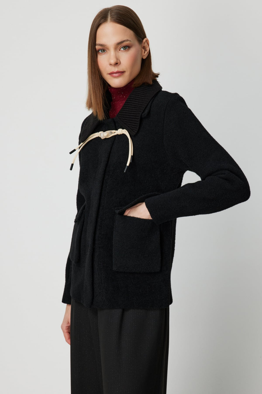 On Kapak Cepli Keçe Hırka