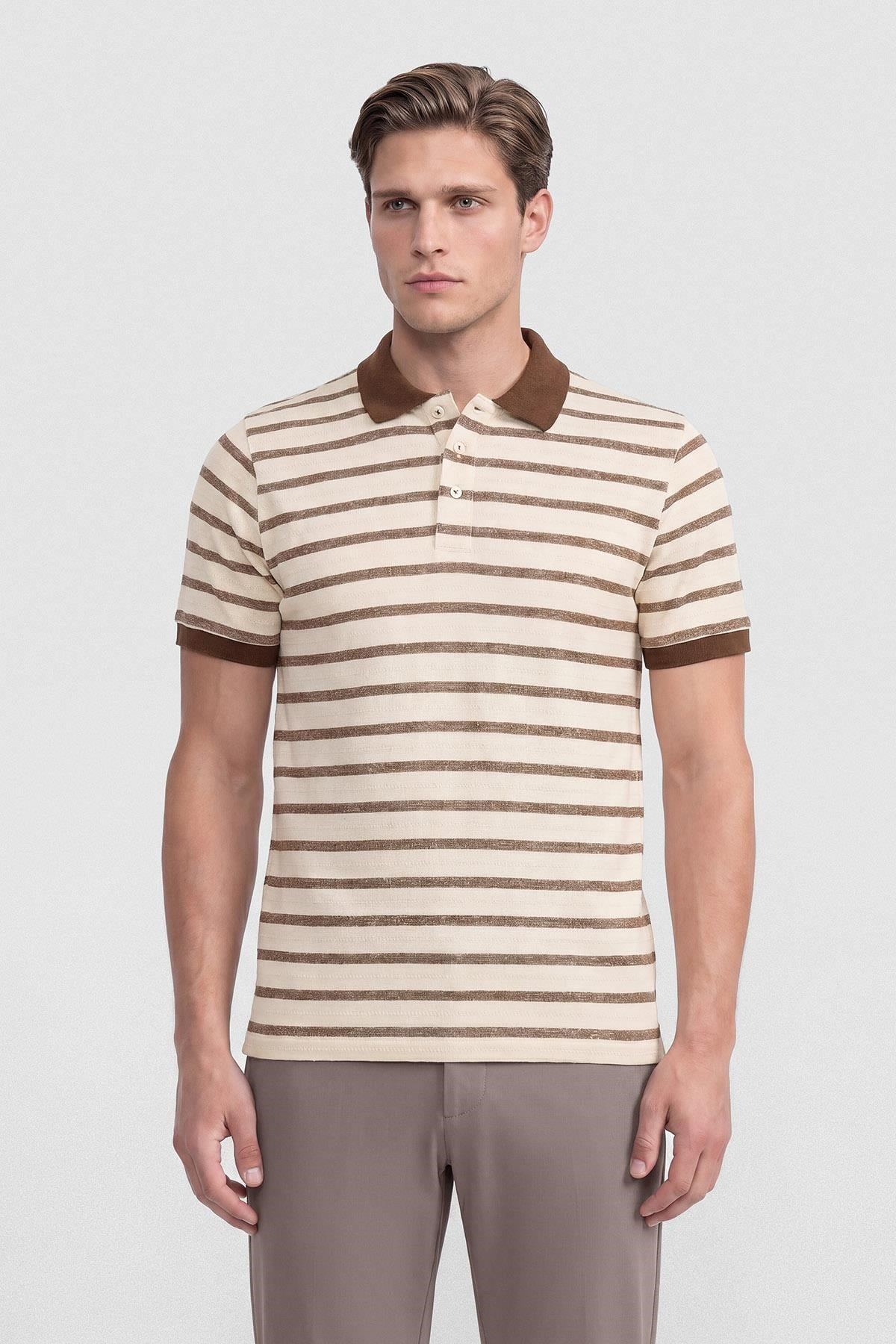 İntersivin Polo Yaka Erkek T-Shirt SD-08 Ana görsel