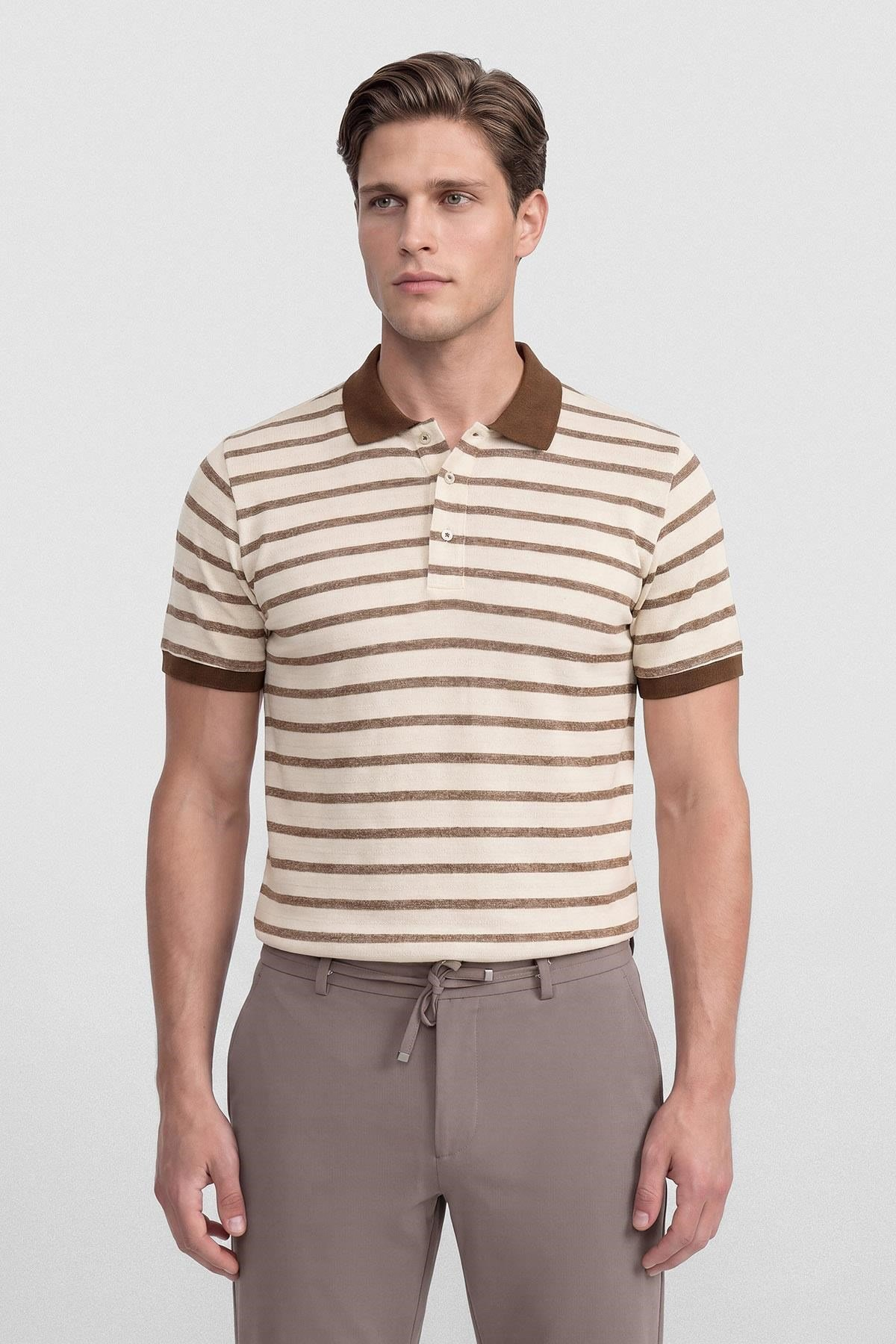 İntersivin Polo Yaka Erkek T-Shirt SD-08 İkincil görsel