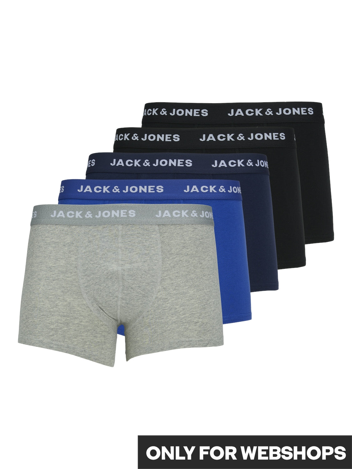 Jack&Jones Erkek Boxer Şort 5'li Paket - Minimalist Tasarım, Günlük Konfor Ana görsel