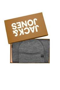 Jack&Jones Erkek Minimalist Bere & Atkı Seti - Kışlık Sıcaklık