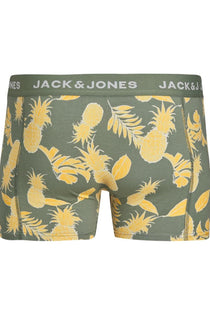 Jack&Jones Erkek Boxer Şort - Rahat ve Şık Ananas Desenli