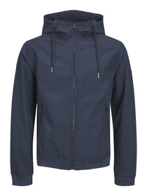Jack&Jones Erkek Kapüşonlu Fermuarlı Cepli Standart Kalıp Polyester Ceket