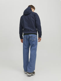 Jack&Jones Erkek Kapüşonlu Fermuarlı Cepli Standart Kalıp Polyester Ceket