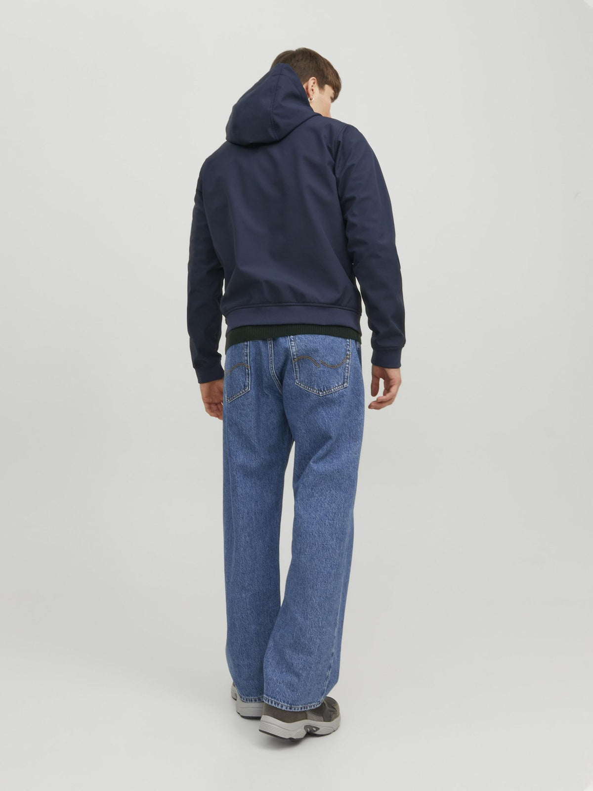 Jack&Jones Erkek Kapüşonlu Fermuarlı Cepli Standart Kalıp Polyester Ceket
