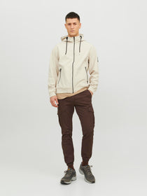 Jack&Jones Erkek Kapüşonlu Fermuarlı Cepli Standart Kalıp Polyester Ceket