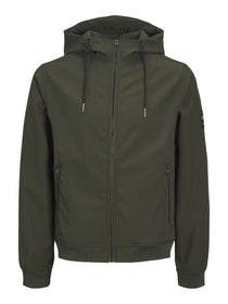 Jack&Jones Erkek Kapüşonlu Fermuarlı Cepli Standart Kalıp Polyester Ceket