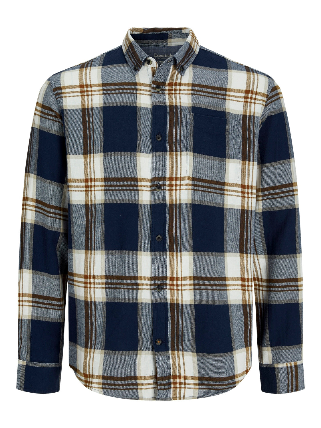 Jack&Jones Minimalist Kareli Uzun Kol Erkek Gömleği Translation missing: ar.content.product_image_main