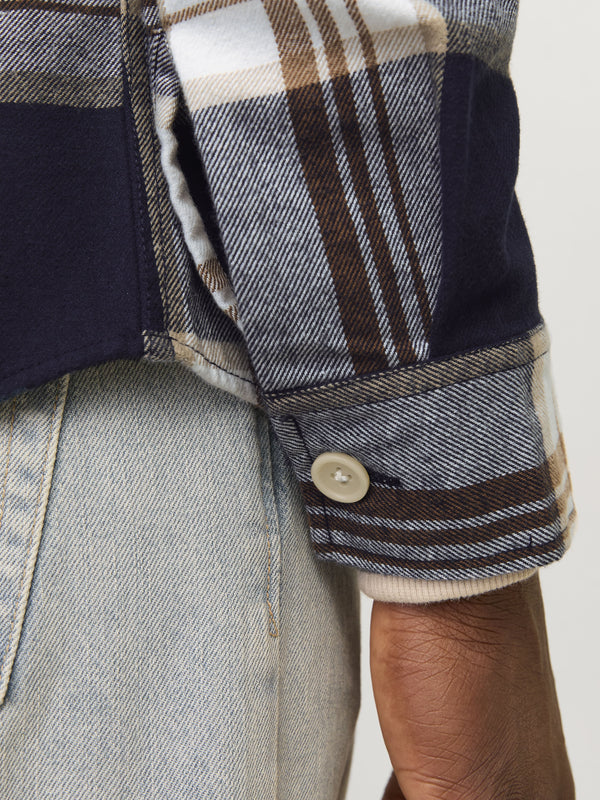 Jack&Jones Kareli Uzun Kol Erkek Gömleği - Günlük Casual