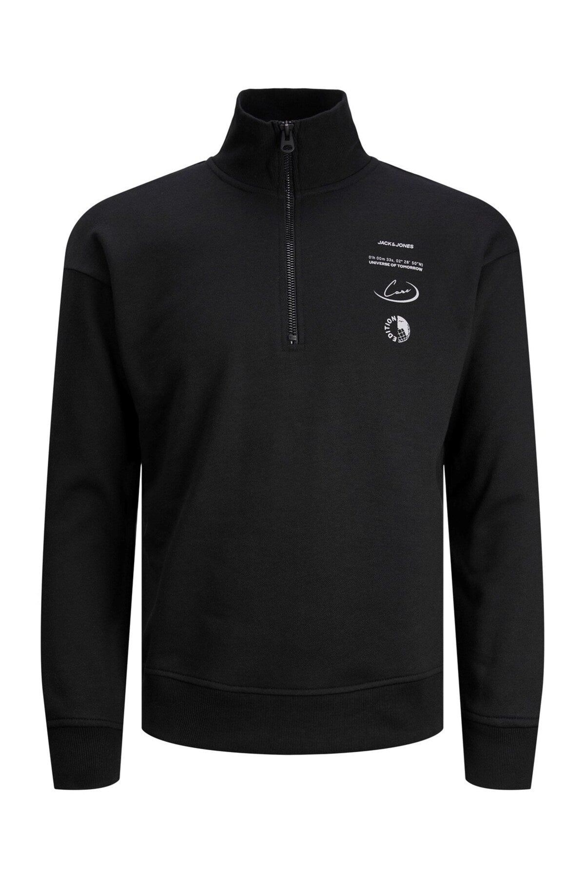 Jack&Jones Erkek Minimalist Yarım Fermuarlı Uzun Kol Sweatshirt Translation missing: tr.content.product_image_main