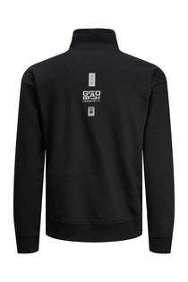 Jack&Jones Erkek Minimalist Yarım Fermuarlı Uzun Kol Sweatshirt