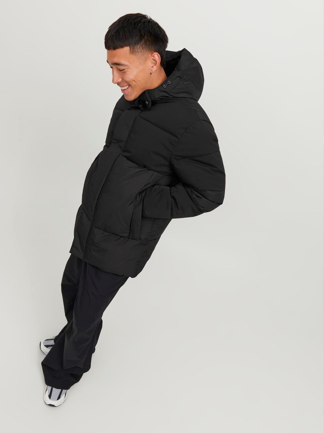 Jack&Jones Oversize Kapüşonlu Şişme Mont - Günlük Kullanım