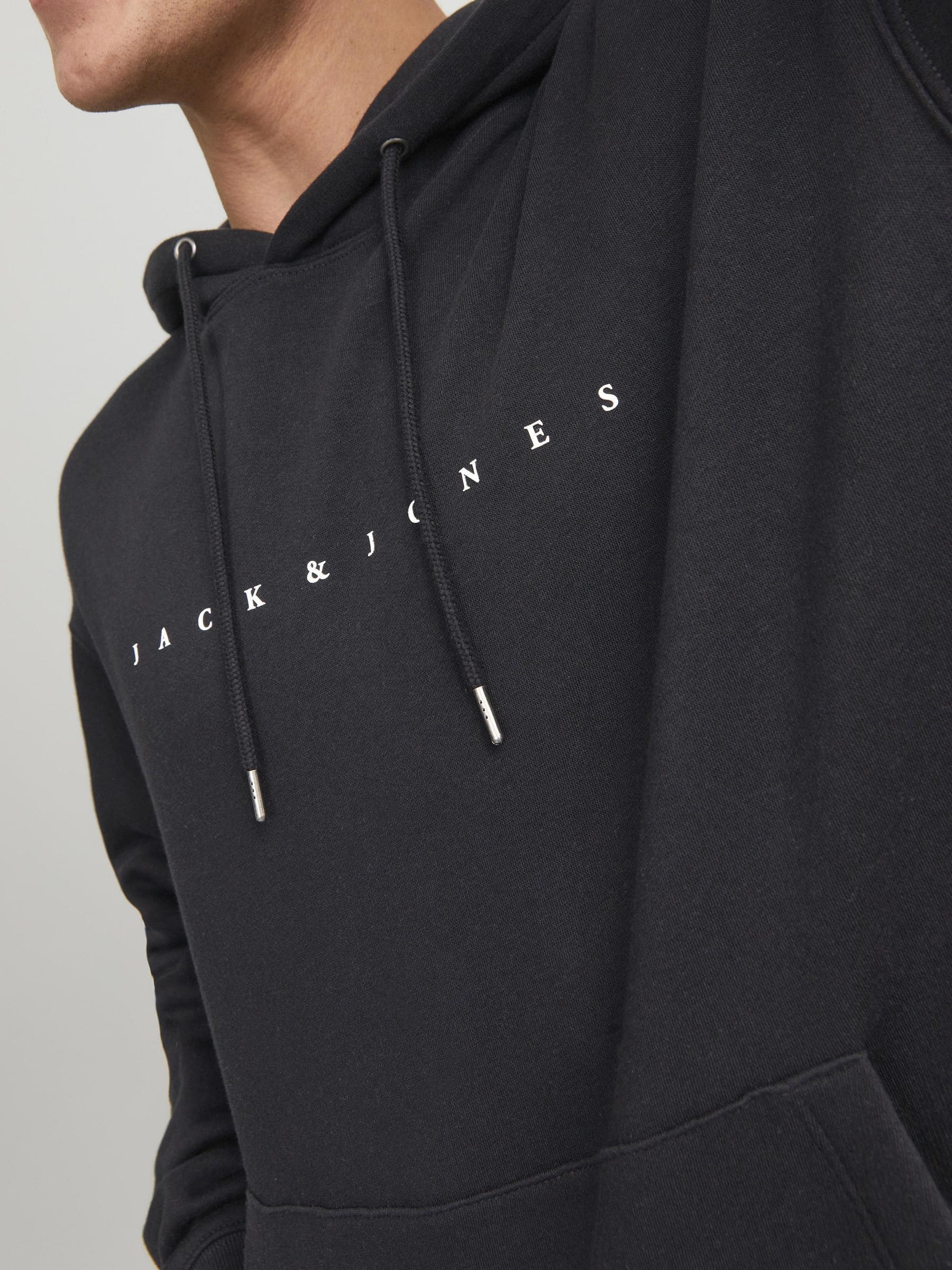 Jack&Jones Erkek Oversize Kapüşonlu Sweatshirt - Rahat ve Şık Günlük Stil