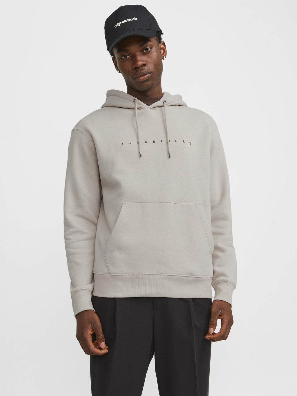 Jack&Jones Erkek Oversize Kapüşonlu Sweatshirt - Rahat ve Şık Günlük Stil